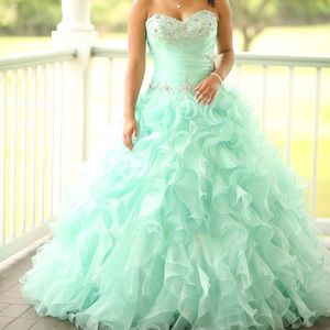 Quinceanera Royal Ariel Ball Gown